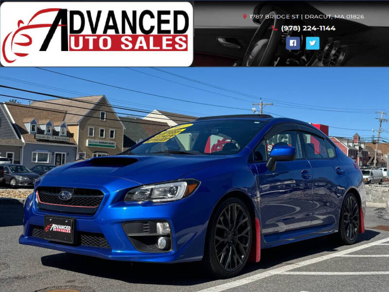 2017 Subaru WRX for sale at Advanced Auto Sales in Dracut MA
