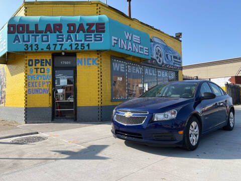 2013 Chevrolet Cruze for sale at Dollar Daze Auto Sales Inc in Detroit MI