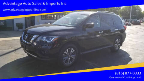 2017 Nissan Pathfinder for sale at Advantage Auto Sales & Imports Inc in Loves Park IL