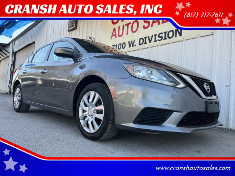 2017 Nissan Sentra for sale at CRANSH AUTO SALES, INC in Arlington TX