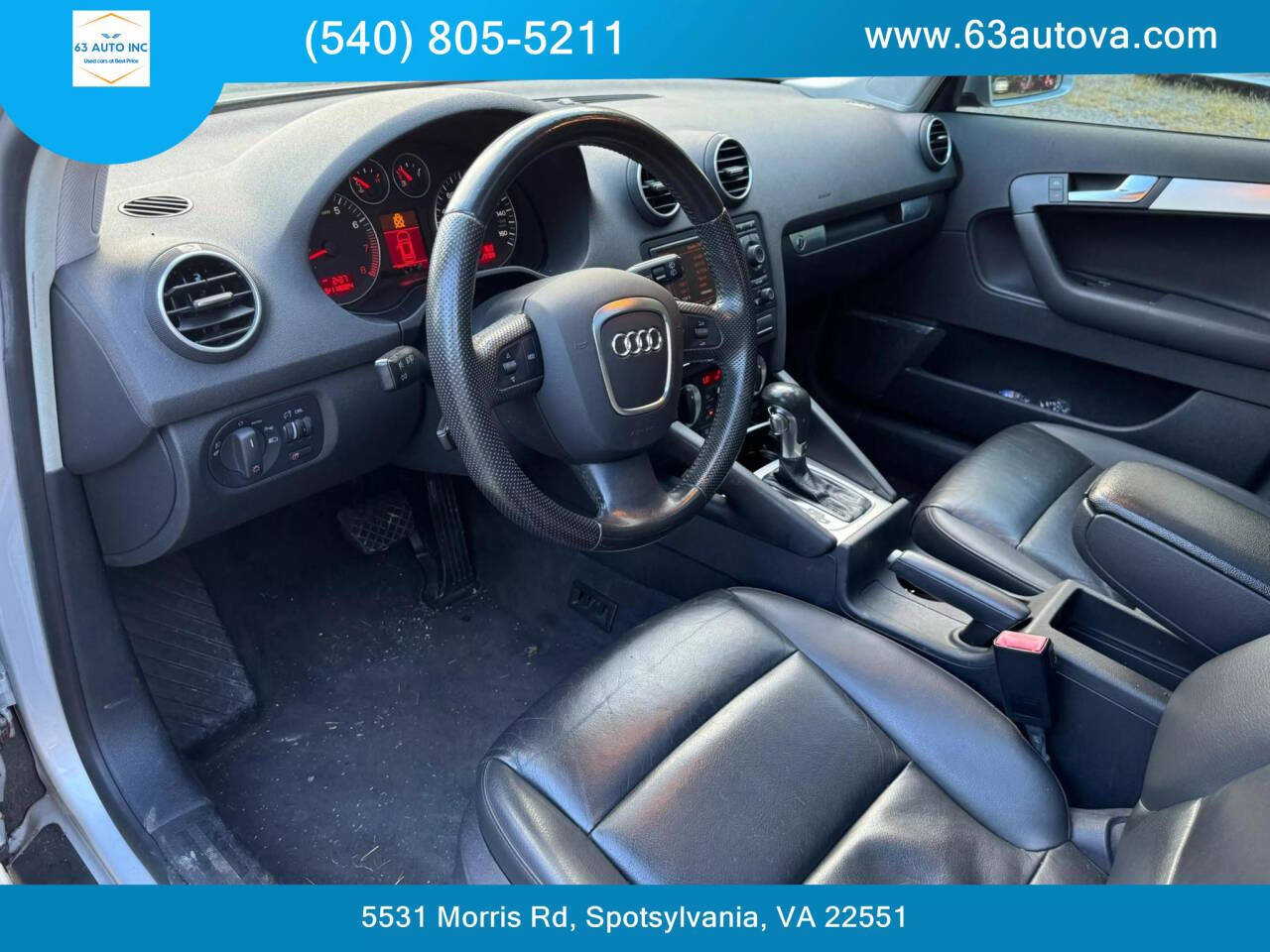 2008 Audi A3 for sale at 63 Auto Inc in Spotsylvania, VA