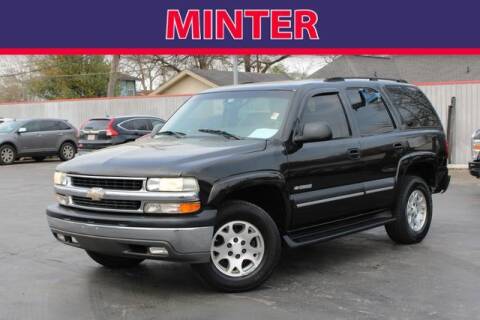 2003 Chevrolet Tahoe for sale at Minter Auto Sales in South Houston TX