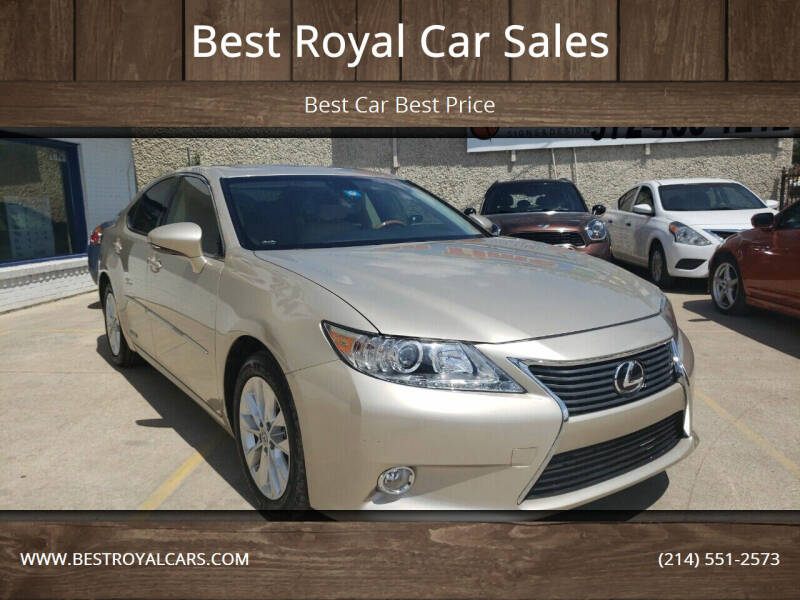 2013 Lexus ES 300h for sale at Best Royal Car Sales in Dallas TX
