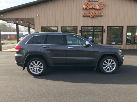 2017 Jeep Grand Cherokee for sale at K & L AUTO SALES, INC in Mill Hall PA