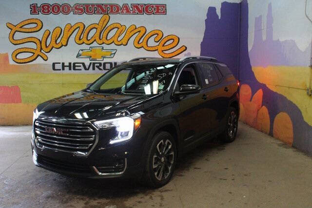 Used 2022 GMC Terrain SLT with VIN 3GKALVEV8NL101086 for sale in Grand Ledge, MI