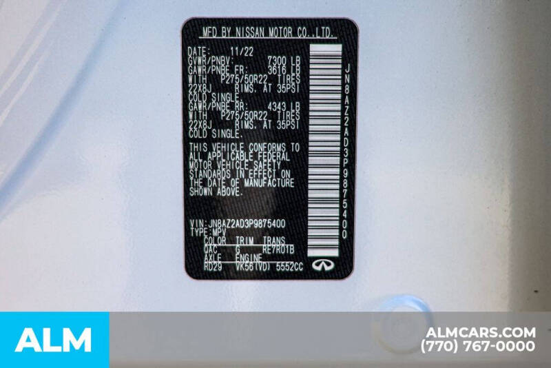 2023 Infiniti QX80 Premium Select