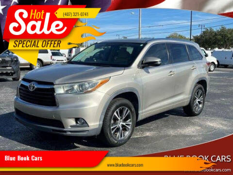 2016 Toyota Highlander for sale at Blue Book Cars in Sanford FL