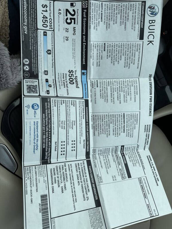 2018 Buick Envision Essence