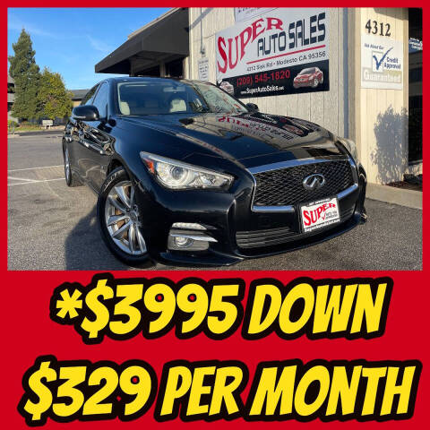 2015 INFINITI Q50 for sale at Super Auto Sales Modesto in Modesto, CA