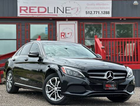 2015 Mercedes-Benz C-Class for sale at REDLINE AUTO SALES LLC in Cedar Creek TX