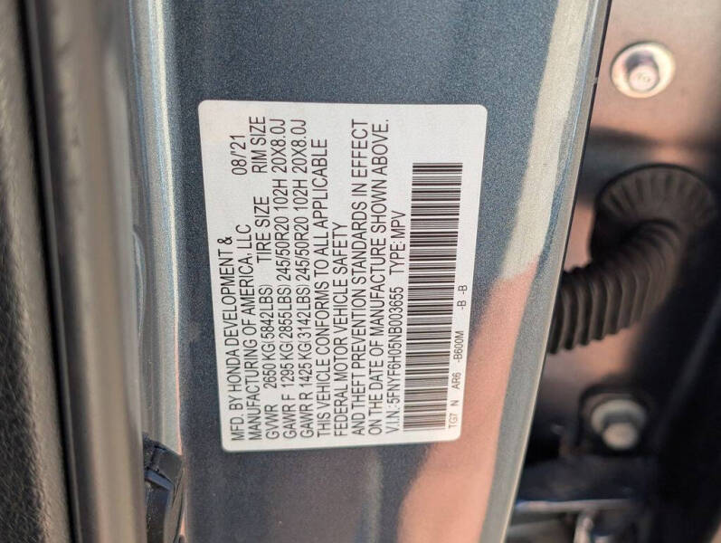 2022 Honda Pilot Elite