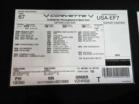 2019 Chevrolet Corvette Z06