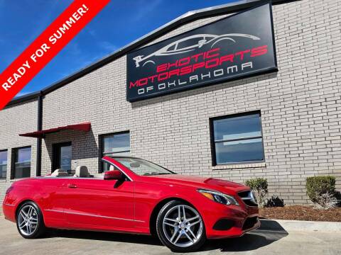2014 Mercedes-Benz E-Class for sale at Exotic Motorsports of Oklahoma in Edmond OK