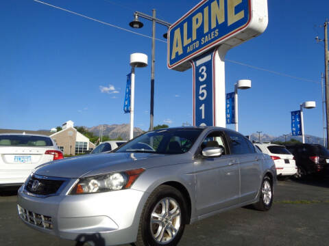 2008 Honda Accord for sale at Alpine Auto Sales in Salt Lake City UT