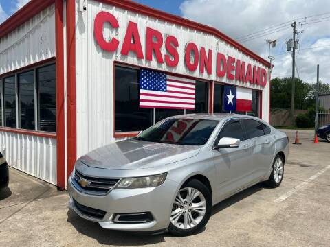 2015 Chevrolet Impala for sale at Cars On Demand 2 in Pasadena TX