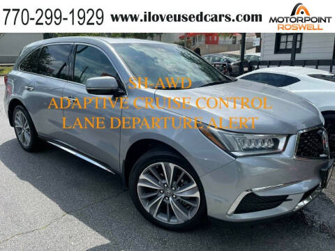 2017 Acura MDX for sale at Motorpoint Roswell in Roswell GA