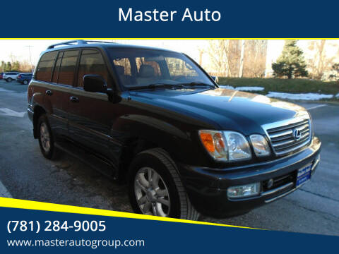 2003 Lexus LX 470 for sale at Master Auto in Revere MA