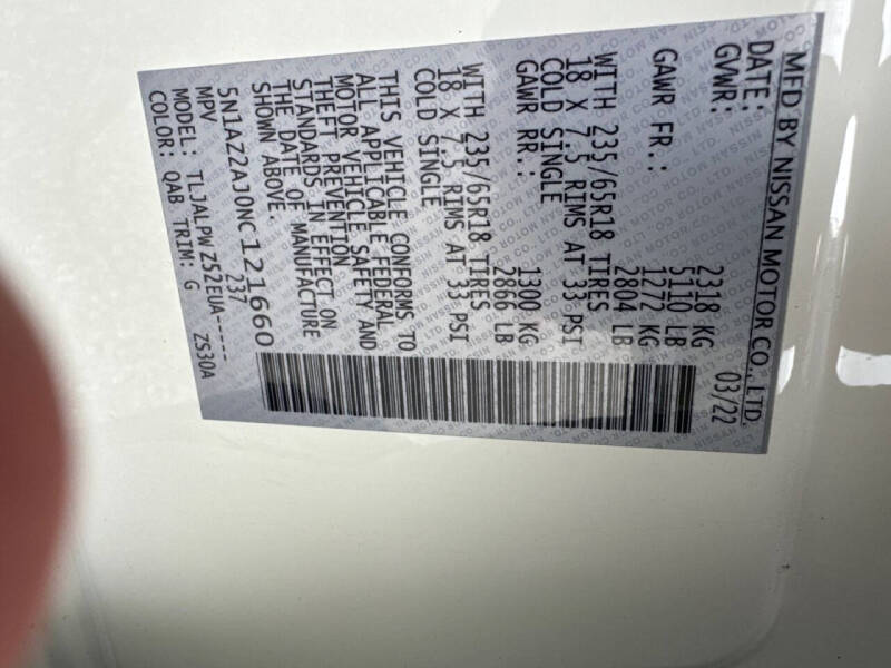 2022 Nissan Murano S