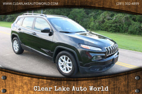 2015 Jeep Cherokee for sale at Clear Lake Auto World in League City TX