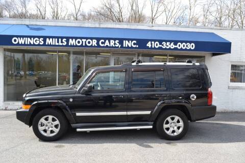 2006 Jeep Commander for sale at Owings Mills Motor Cars in Owings Mills MD