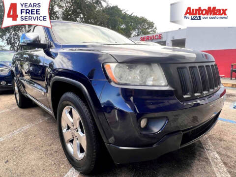2012 Jeep Grand Cherokee for sale at Auto Max in Hollywood FL