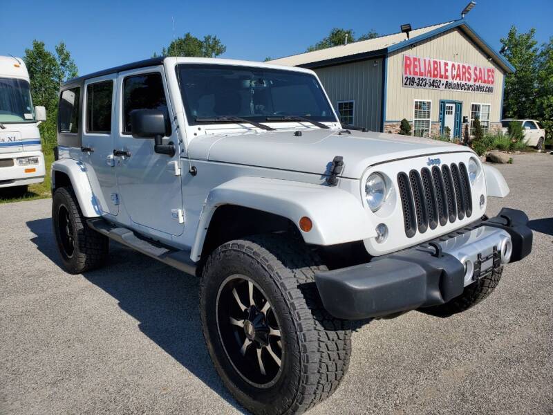 2014 Jeep Wrangler Unlimited for sale at Reliable Cars Sales in Michigan City IN