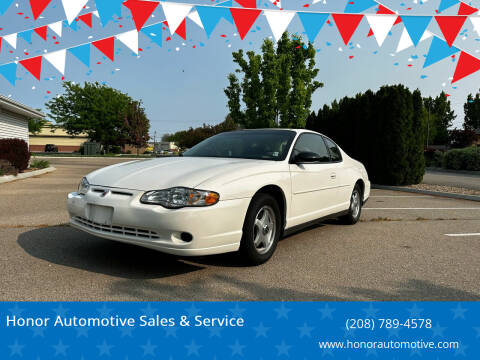 2003 Chevrolet Monte Carlo for sale at Honor Automotive Sales & Service in Nampa ID