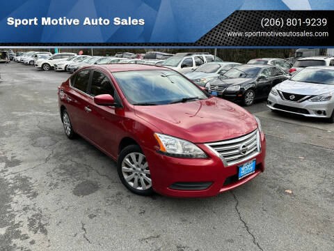 2014 Nissan Sentra for sale at Sport Motive Auto Sales in Seattle WA