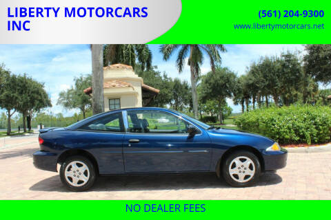 2001 Chevrolet Cavalier for sale at LIBERTY MOTORCARS INC in Royal Palm Beach FL