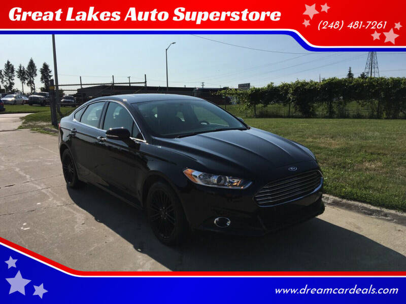 2016 Ford Fusion for sale at Great Lakes Auto Superstore in Waterford Township MI