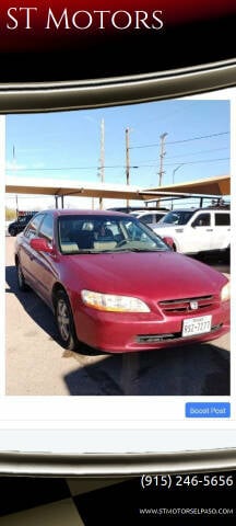 2000 Honda Accord for sale at ST Motors in El Paso TX