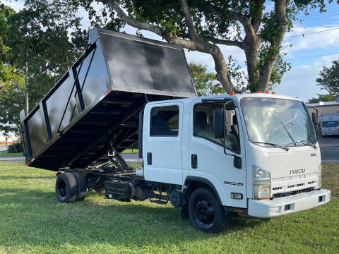 2012 Isuzu NPR HD DUMP TRUCK for sale at Transcontinental Car USA Corp in Fort Lauderdale FL