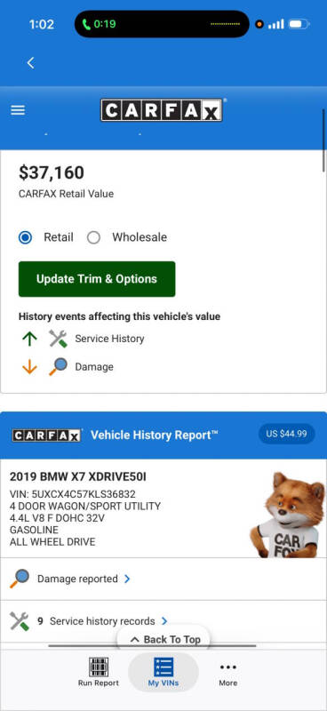 2019 BMW X7 xDrive50i