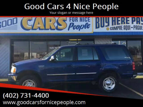 1997 Ford Expedition for sale at Good Cars 4 Nice People in Omaha NE
