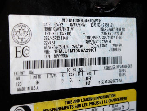 2022 Ford Expedition Platinum