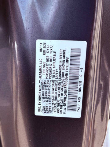 2015 Honda Odyssey EX-L