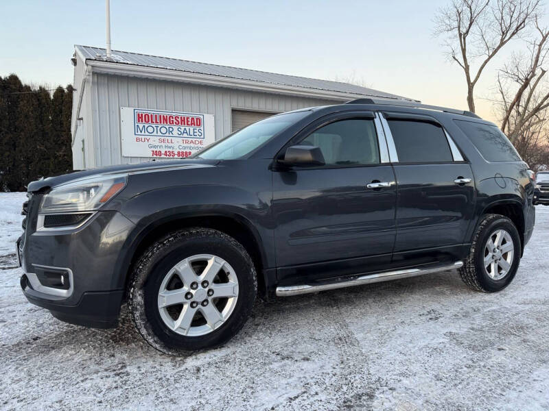 2014 GMC Acadia for sale at HOLLINGSHEAD MOTOR SALES in Cambridge OH