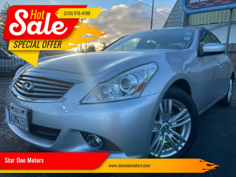 2011 Infiniti G25 Sedan for sale at Star One Motors in Hayward CA