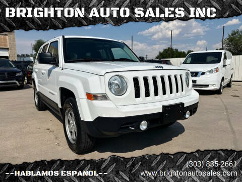 2015 Jeep Patriot for sale at BRIGHTON AUTO SALES INC in Brighton CO