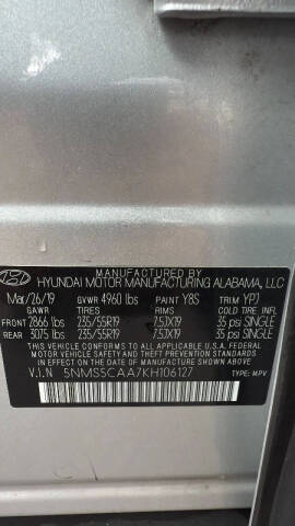 2019 Hyundai Santa Fe Ultimate 2.0T