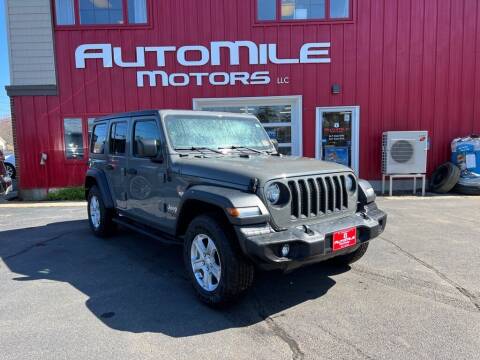 2018 Jeep Wrangler Unlimited for sale at AUTOMILE MOTORS in Saco ME