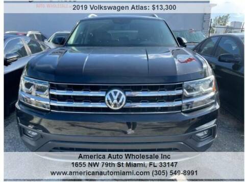 2019 Volkswagen Atlas for sale at America Auto Wholesale Inc in Miami FL