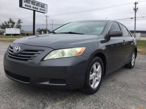 2007 Toyota Camry for sale at LOWEST PRICE AUTO SALES, LLC in Oklahoma City OK