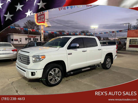 2014 Toyota Tundra for sale at Rex's Auto Sales in Junction City KS