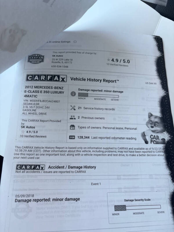 2012 Mercedes-Benz E-Class