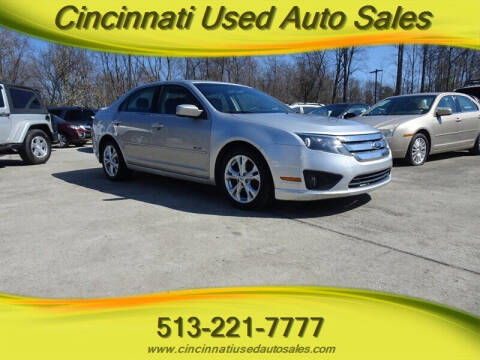 2012 Ford Fusion for sale at Cincinnati Used Auto Sales in Cincinnati OH