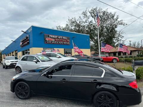 2013 Infiniti G37 Sedan for sale at Primary Auto Mall in Fort Myers FL