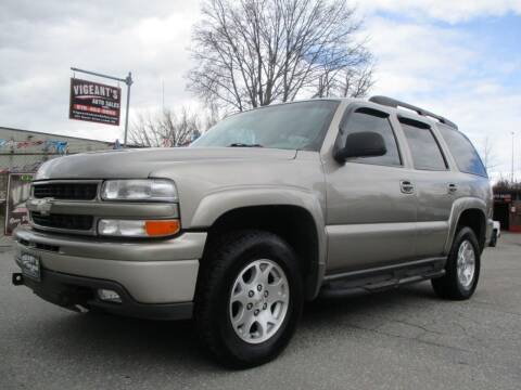 2002 Chevrolet Tahoe for sale at Vigeants Auto Sales Inc in Lowell MA