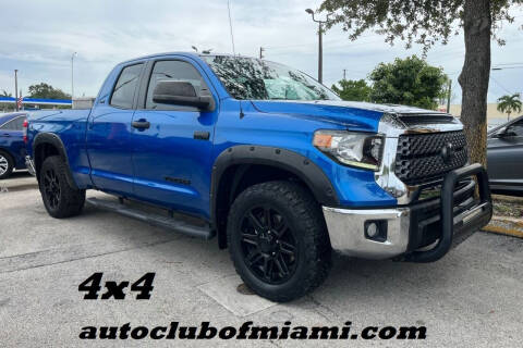 2018 Toyota Tundra for sale at AUTO CLUB OF MIAMI, INC in Miami FL
