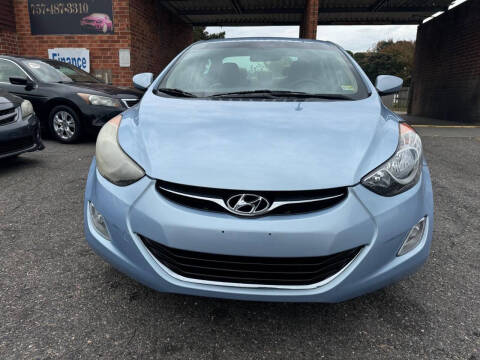 2013 Hyundai Elantra for sale at Aiden Motor Company in Portsmouth VA